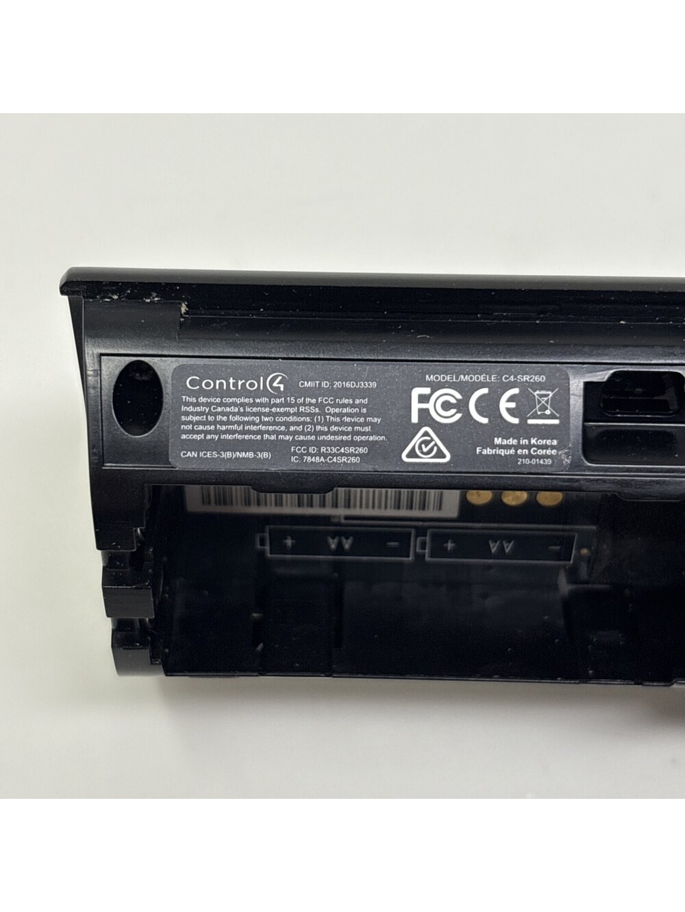 Control4 Remote Control C4-SR260 / C4 SR260 Control 4 - Picture 8 of 8